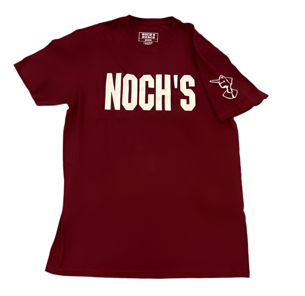 Maroon & Cream T-Shirt